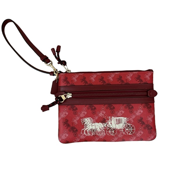 COACH wristlet with matching wallet set - Picture 2 of 4